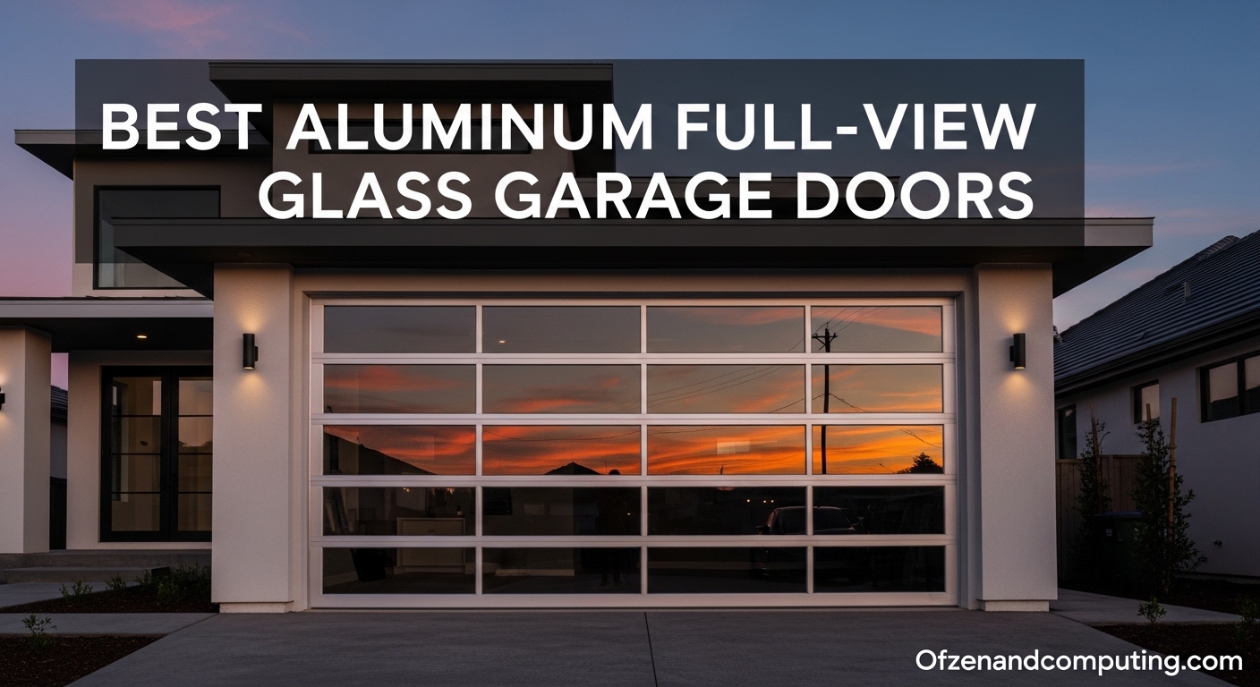 Best Aluminum Full-View Glass Garage Doors