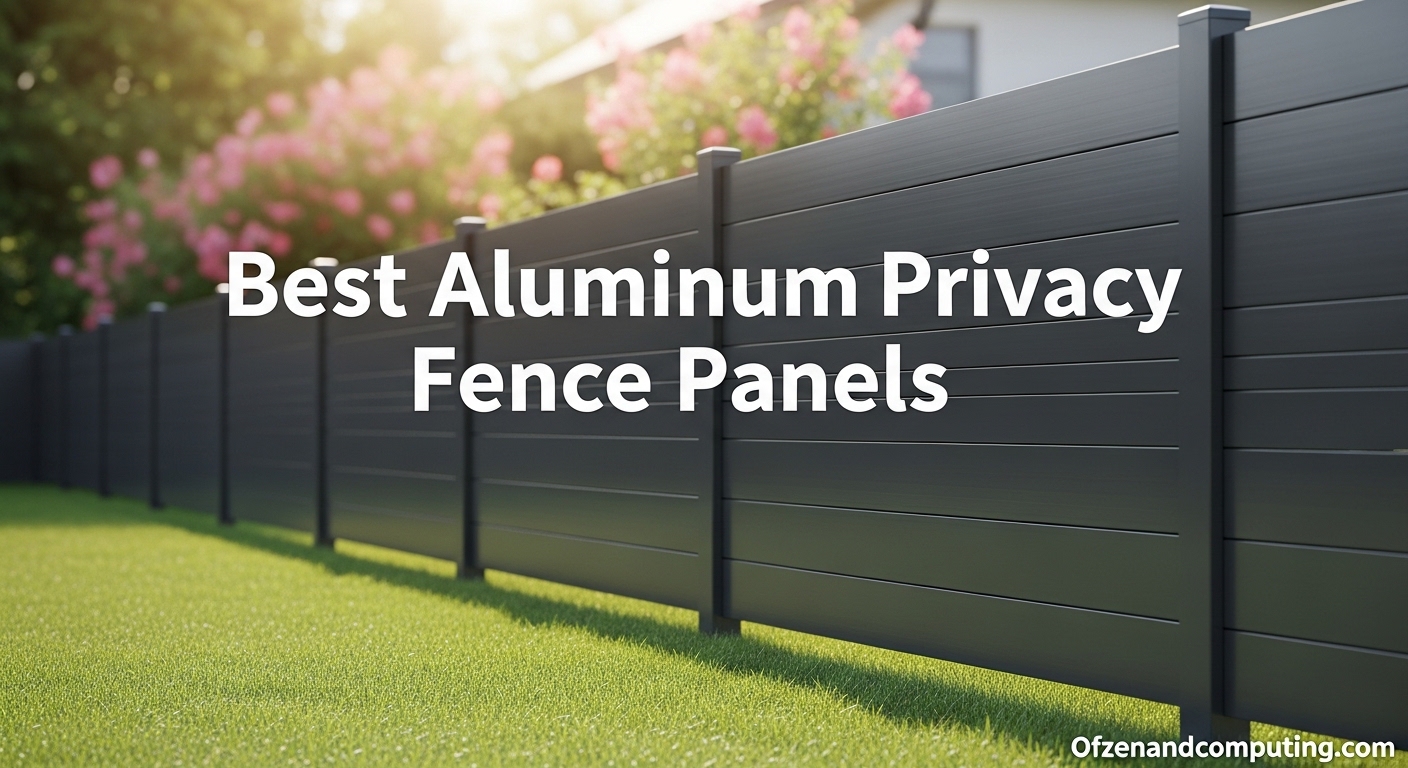 Best Aluminum Privacy Fence Panels