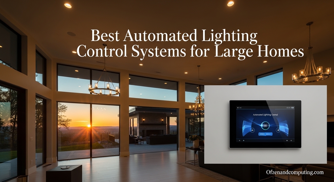 Best Automated Lighting Control Systems for Large Homes