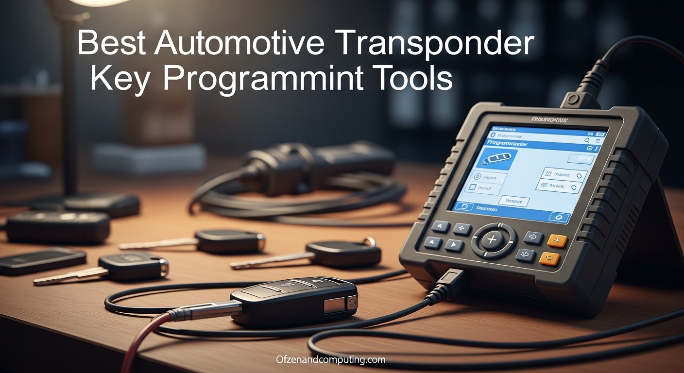 Best Automotive Transponder Key Programming Tools