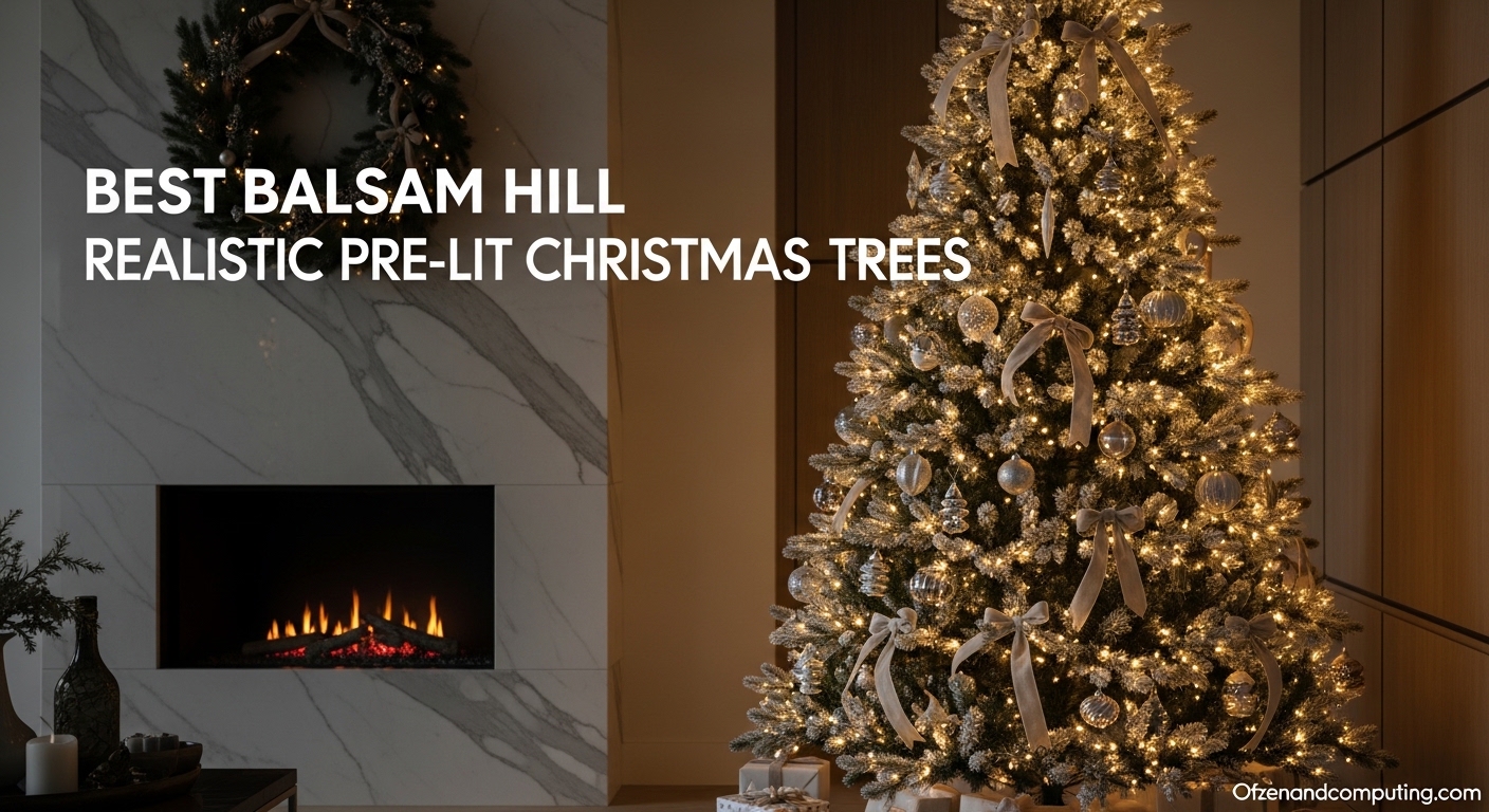 Best Balsam Hill Most Realistic Pre-Lit Christmas Trees