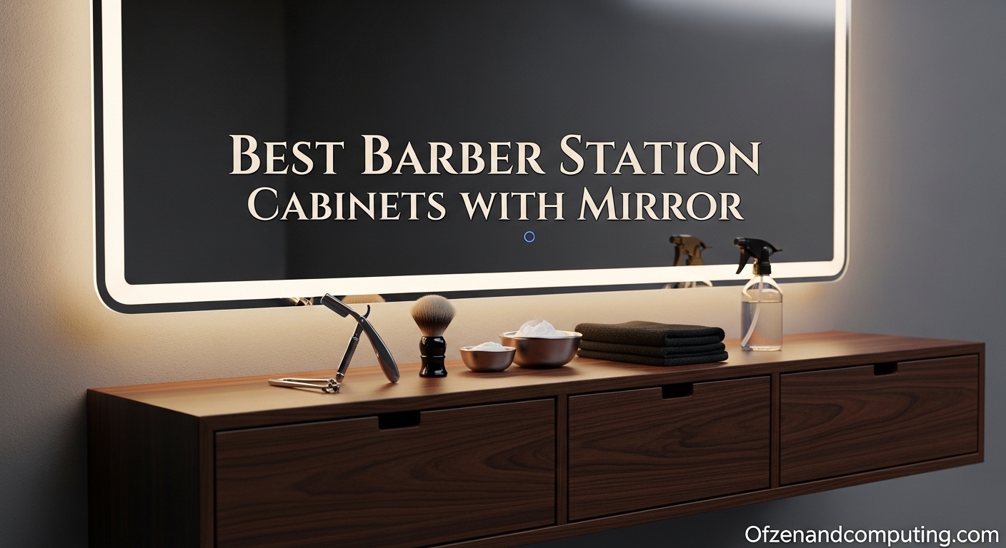 Best Barber Station Cabinets with Mirror