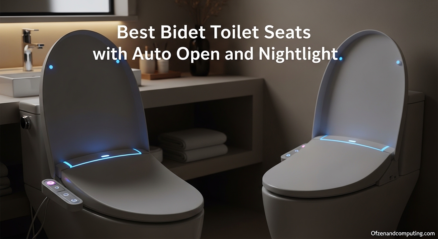 Best Bidet Toilet Seats with Auto-Open and Nightlight