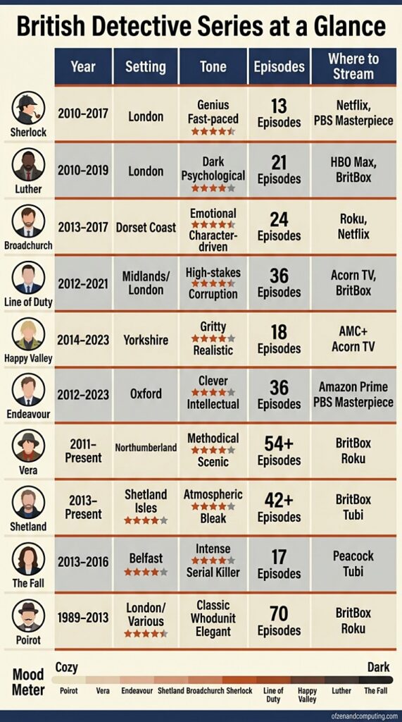 Best British Detective Series Like Sherlock Holmes