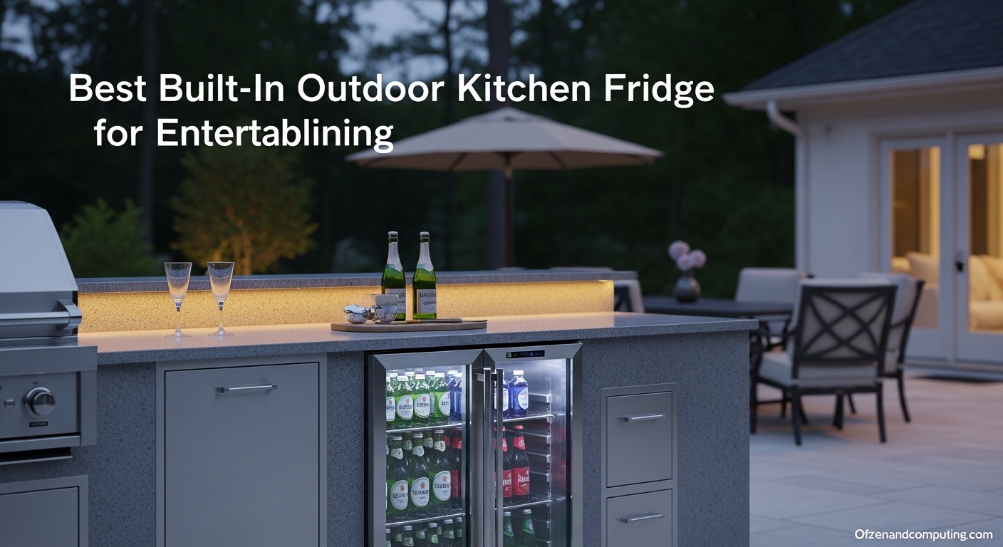 Best Built In Outdoor Kitchen Fridge for Entertaining