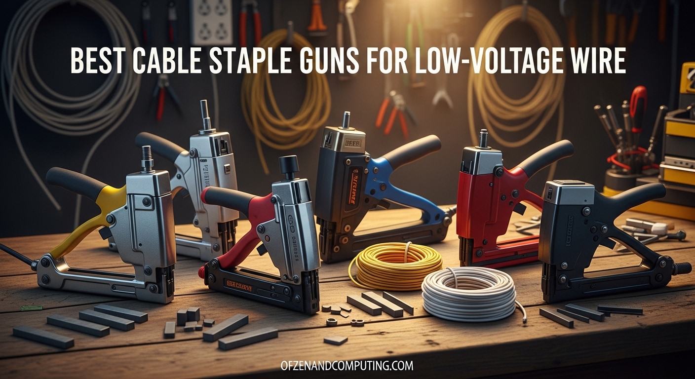 Best Cable Staple Guns for Low-Voltage Wire