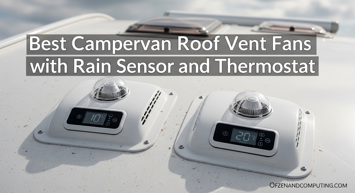 Best Campervan Roof Vent Fans with Rain Sensor and Thermostat