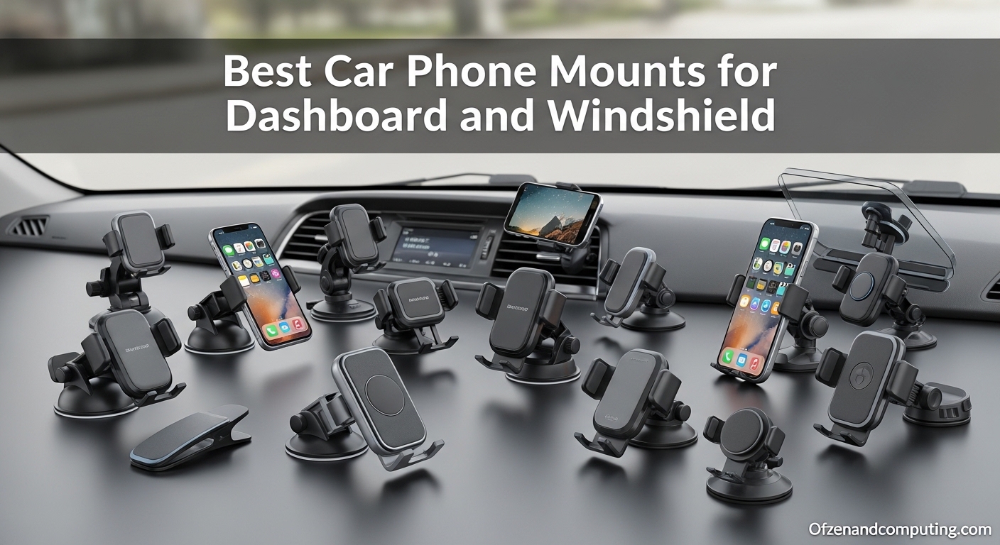 Best Car Phone Mounts for Dashboard and Windshield