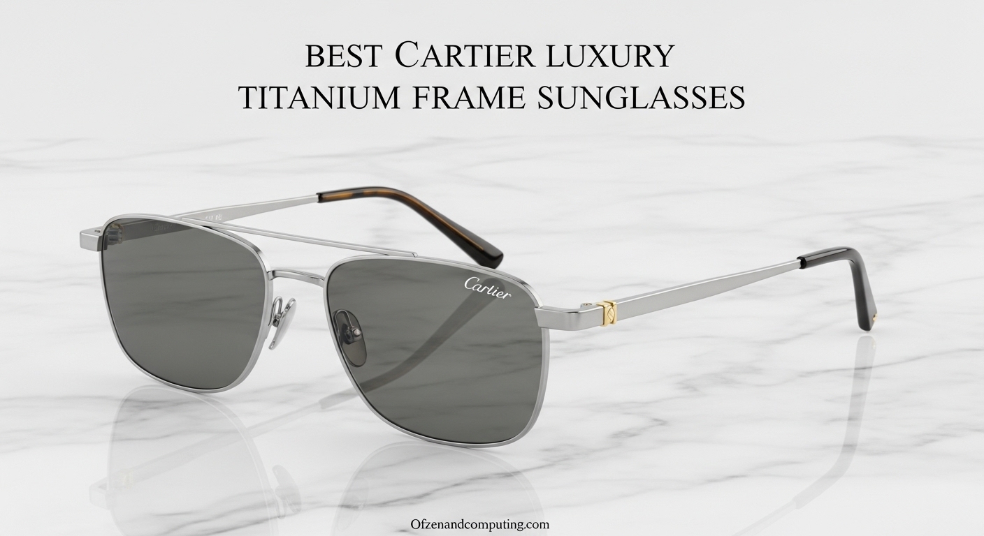 Best Cartier Luxury Titanium Frame Sunglasses