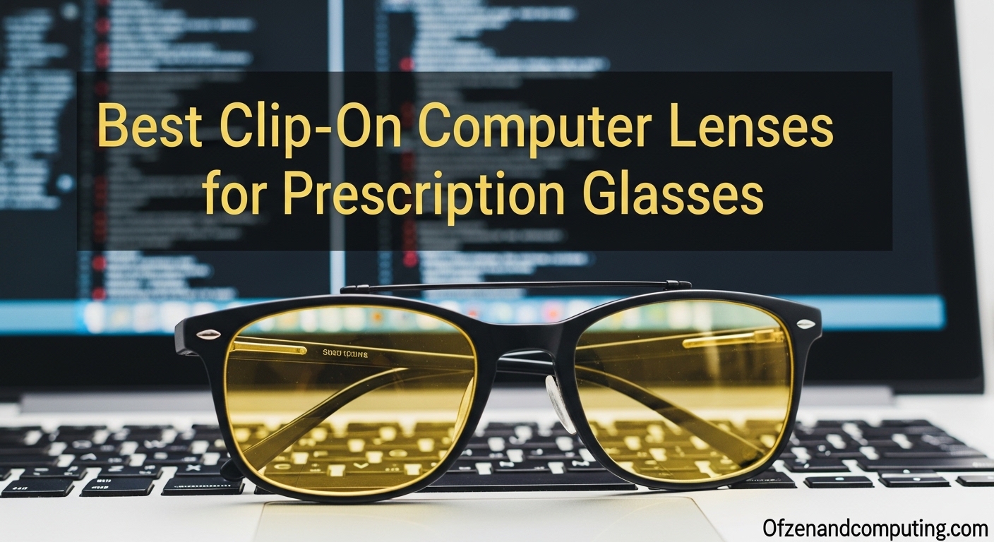 Best Clip-On Computer Lenses for Prescription Glasses