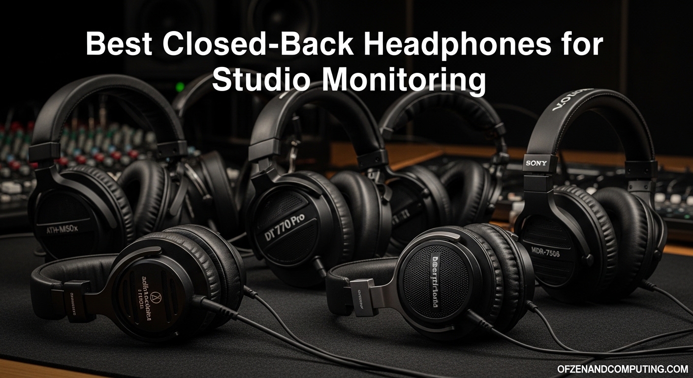 Best Closed-Back Headphones for Studio Monitoring