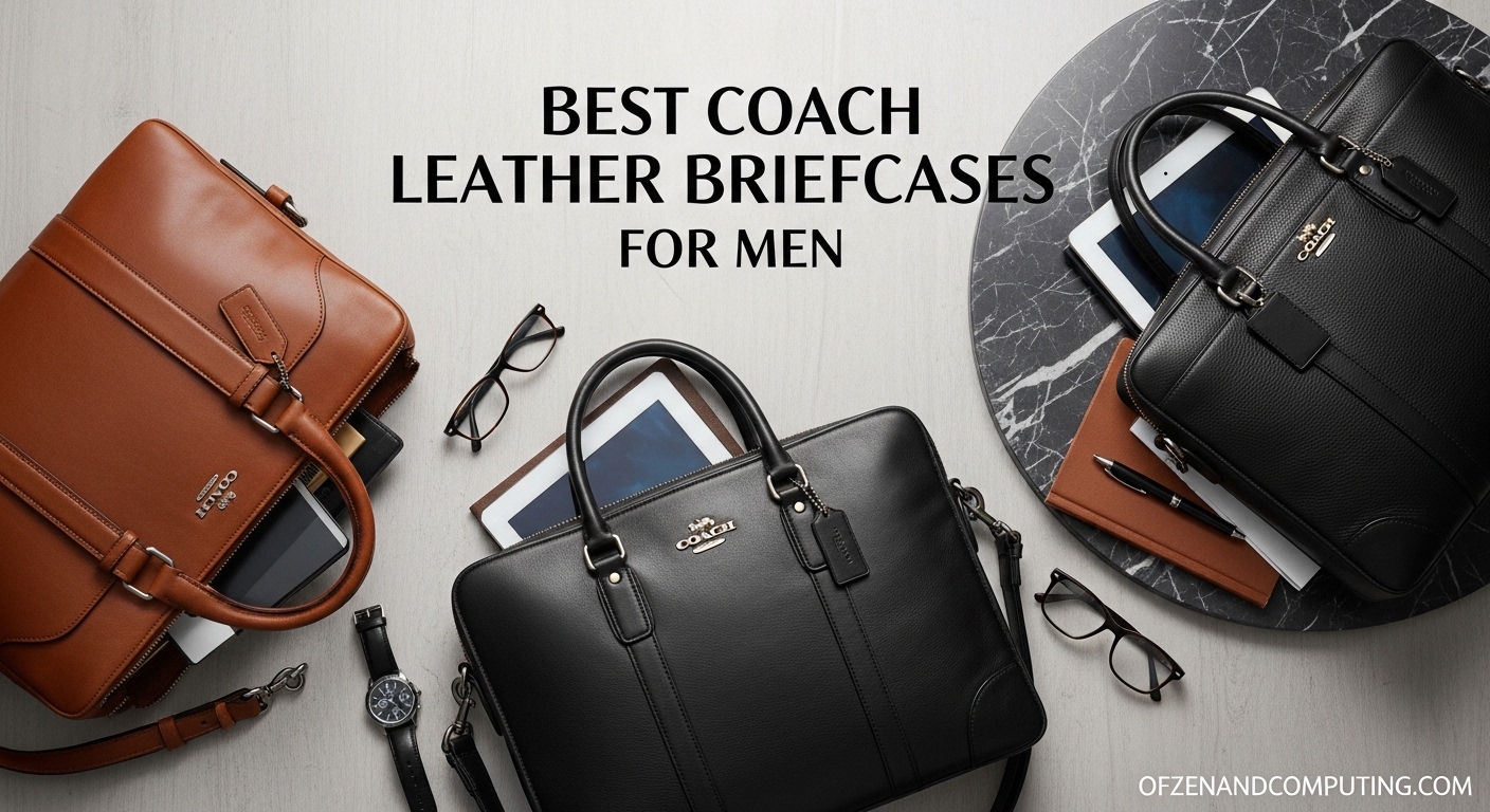Best Coach Leather Briefcases for Men