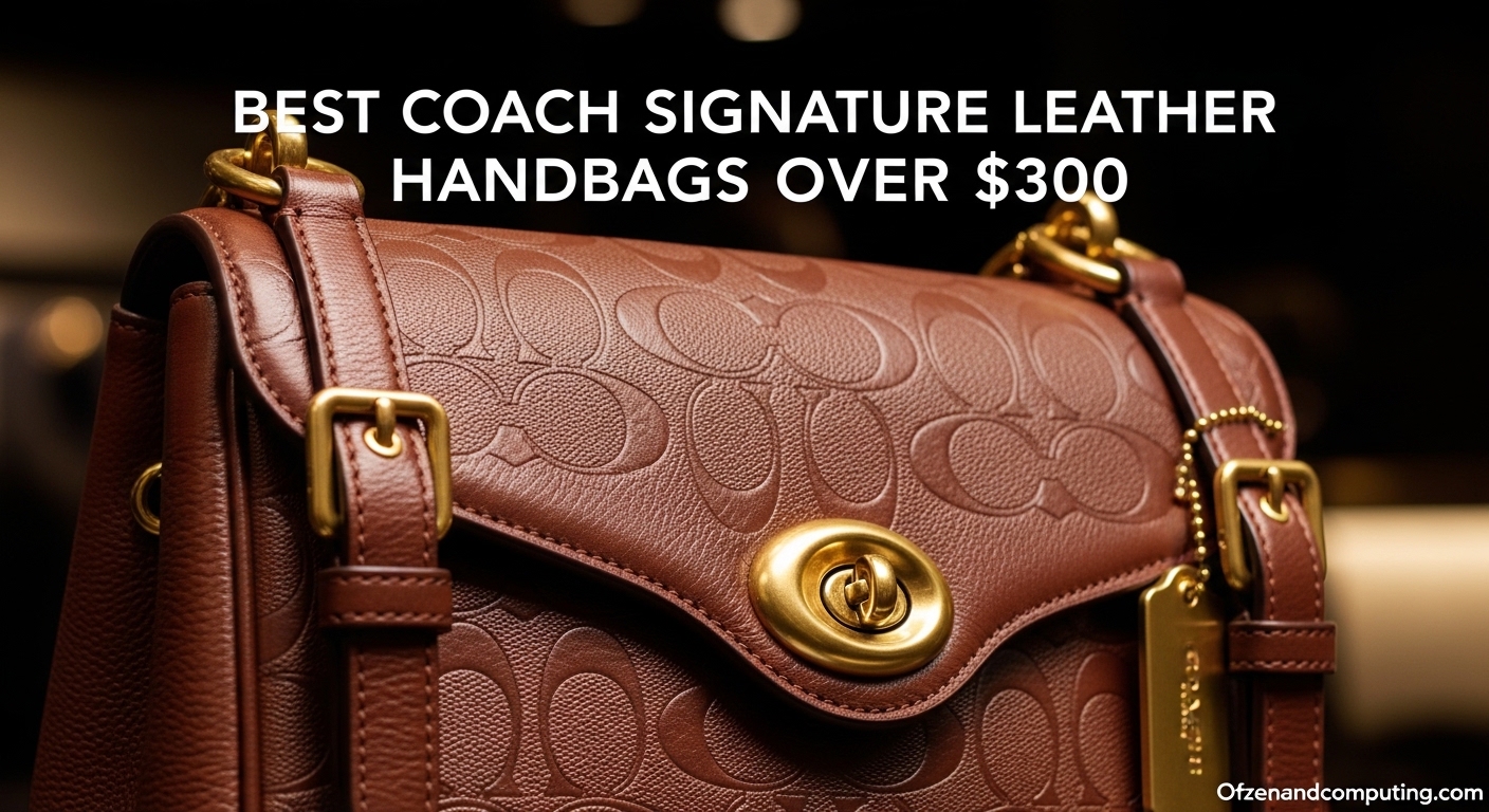 Best Coach Signature Leather Handbags Over $300