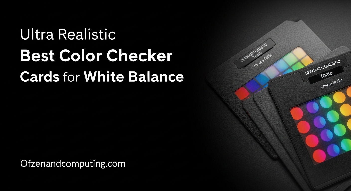 Best Color Checker Cards for White Balance