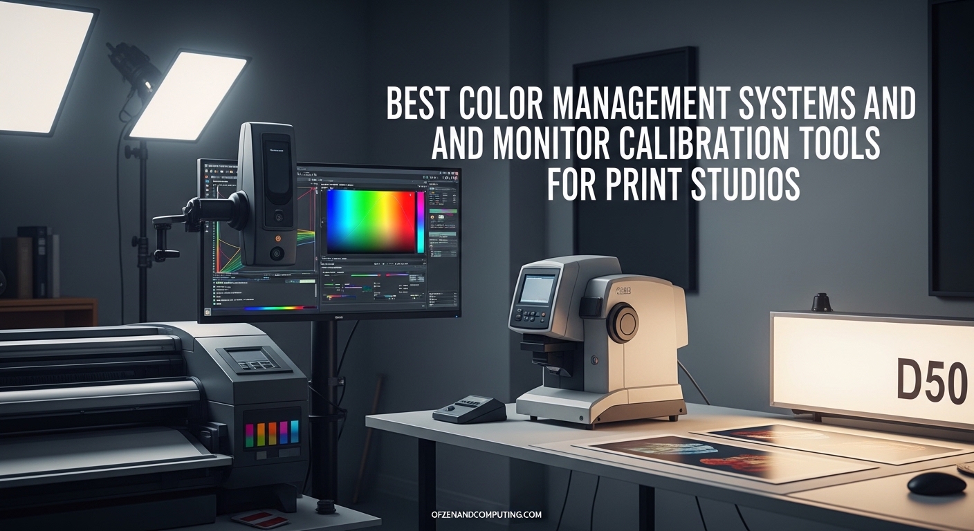 Best Color Management Systems and Monitor Calibration Tools for Print Studios