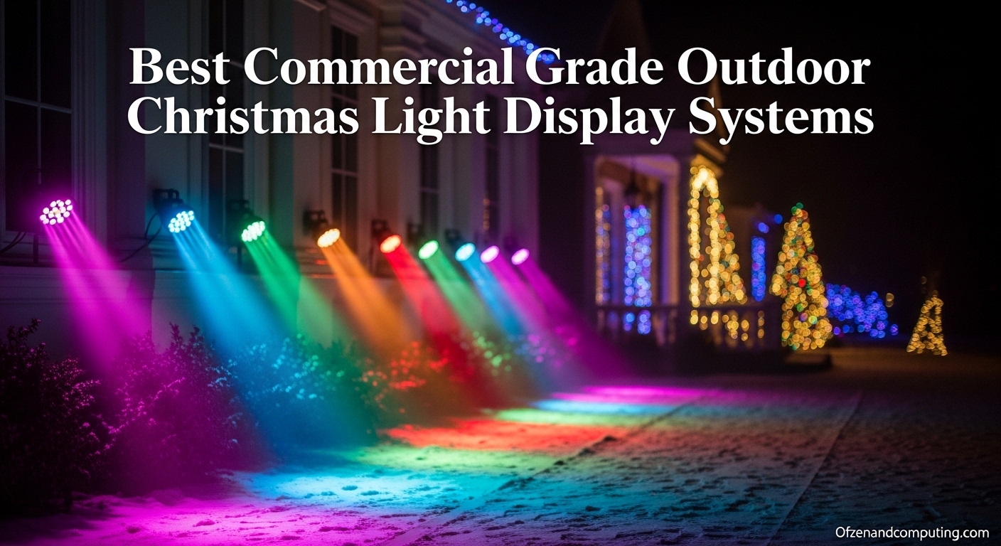 Best Commercial-Grade Outdoor Christmas Light Display Systems