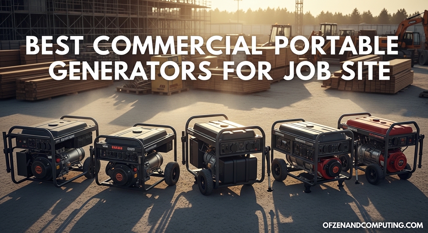 Best Commercial Portable Generators for Job Site