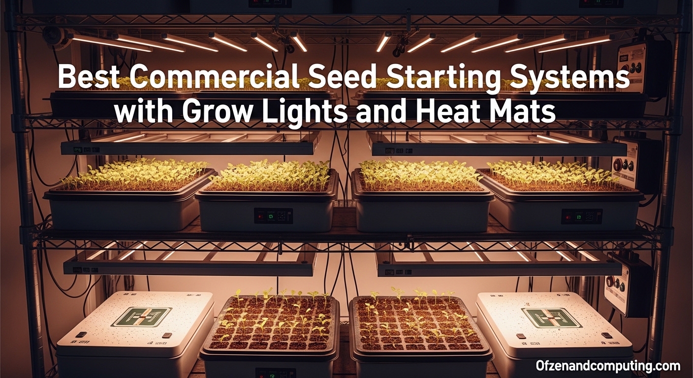 Best Commercial Seed Starting Systems with Grow Lights and Heat Mats