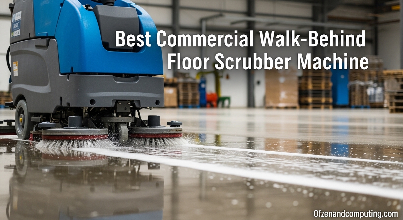 Best Commercial Walk-Behind Floor Scrubber Machine