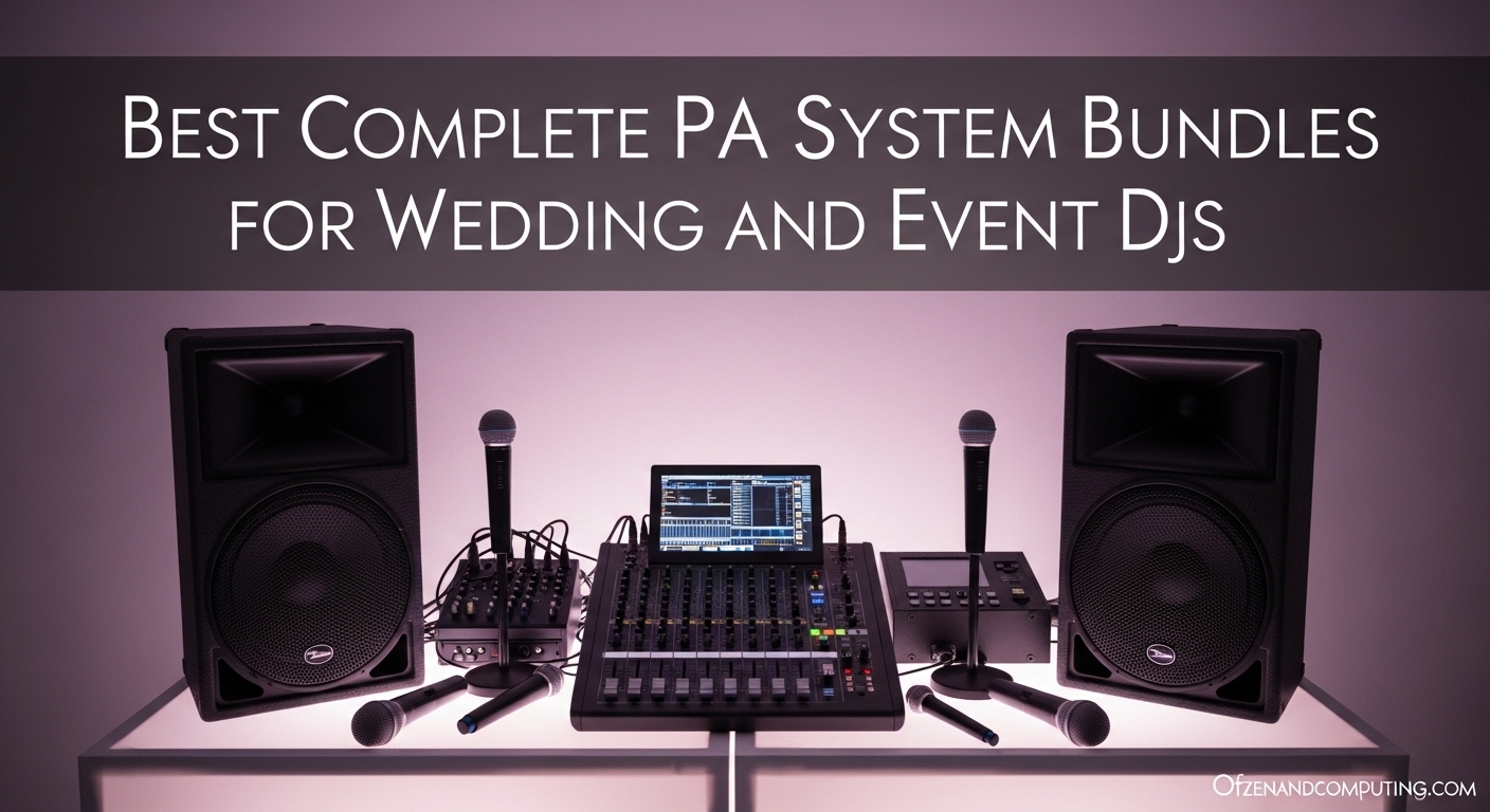 Best Complete PA System Bundles for Wedding and Event DJs