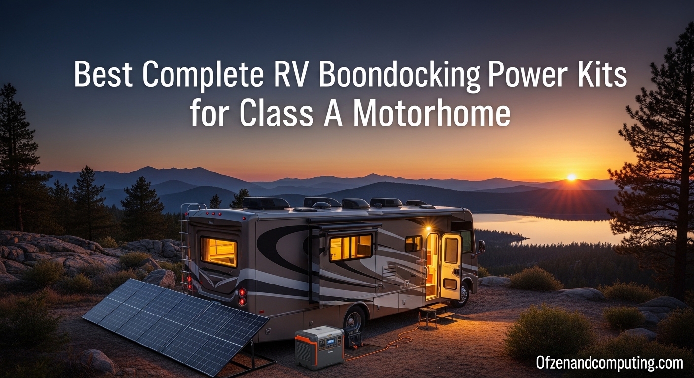 Best Complete RV Boondocking Power Kits for Class A Motorhomes