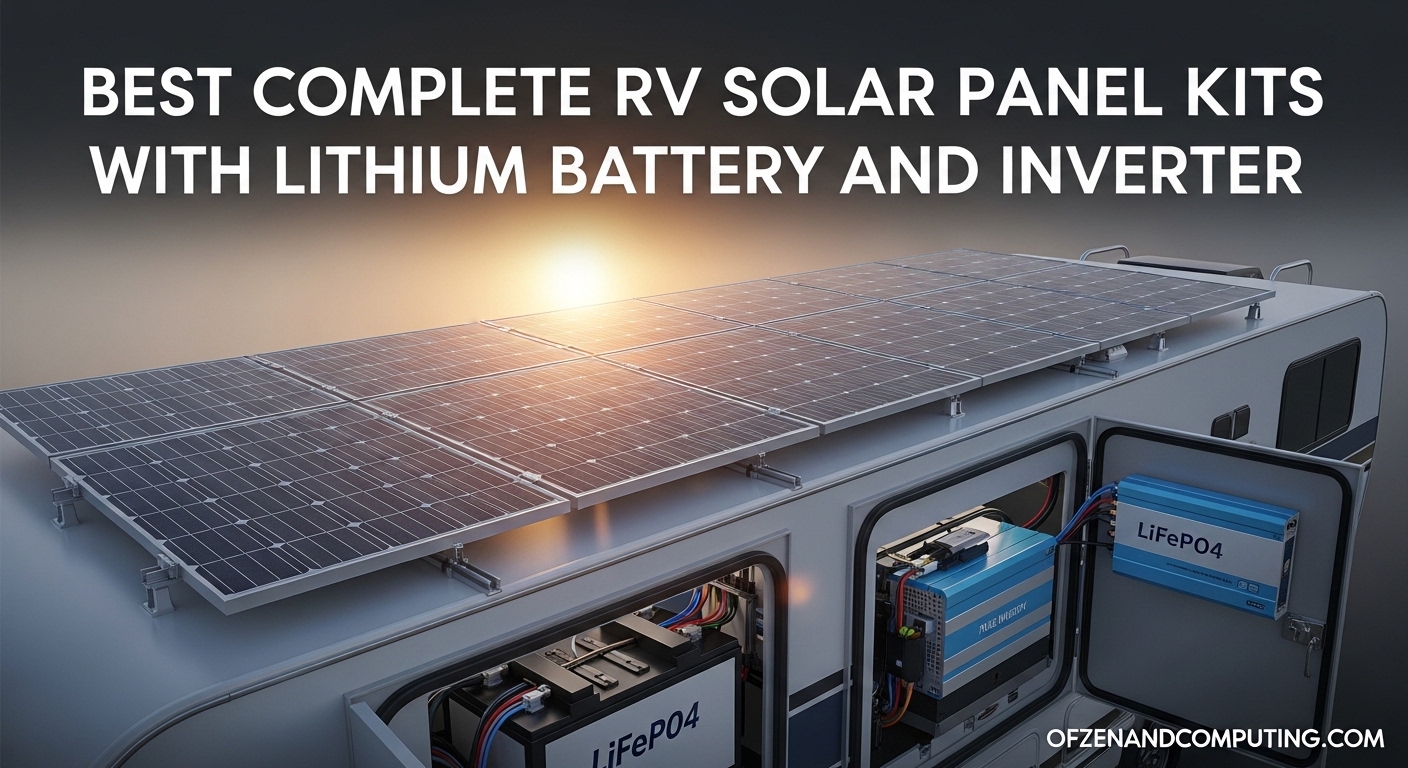 Best Complete RV Solar Panel Kits with Lithium Battery and Inverter
