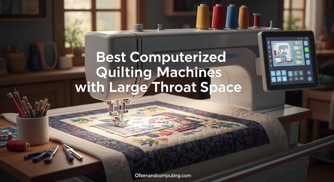 Best Computerized Quilting Machines with Large Throat Space