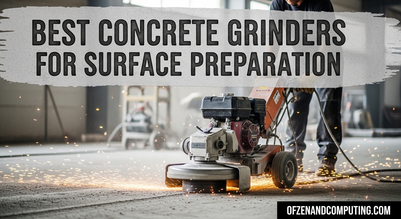 Best Concrete Grinders for Surface Preparation