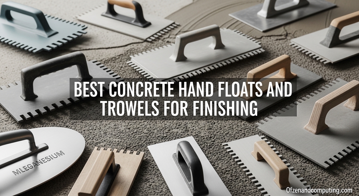 Best Concrete Hand Floats and Trowels for Finishing