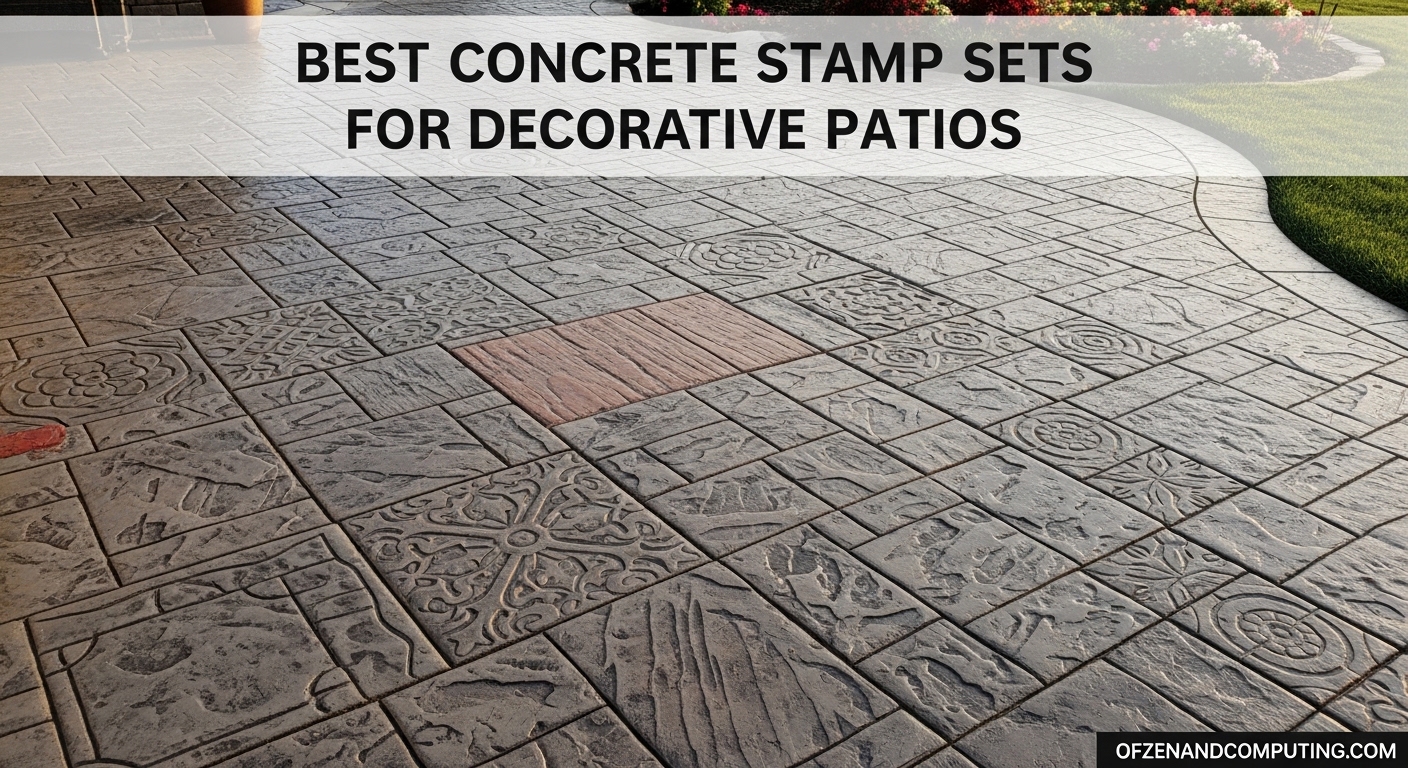 Best Concrete Stamp Sets for Decorative Patios