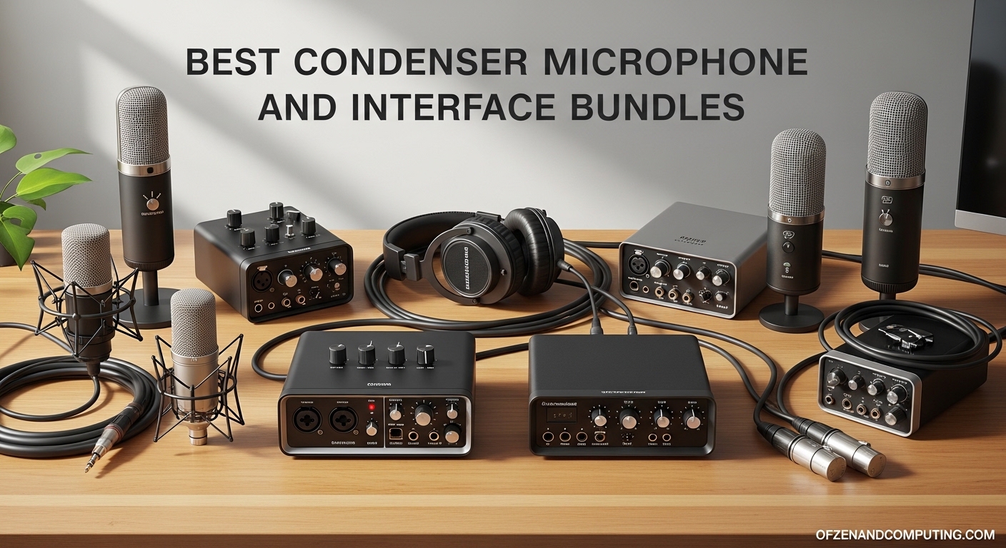 Best Condenser Microphone and Interface Bundles