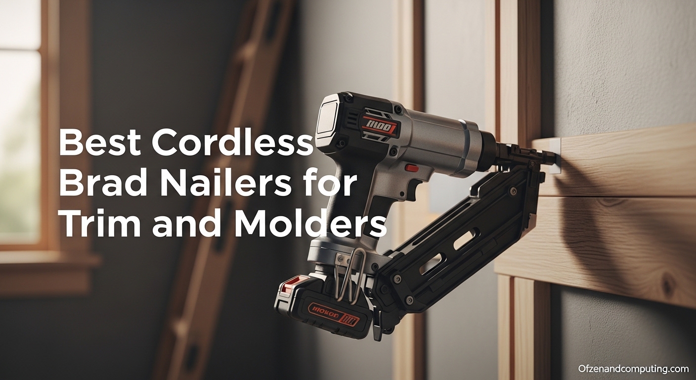 Best Cordless Brad Nailers for Trim and Molding