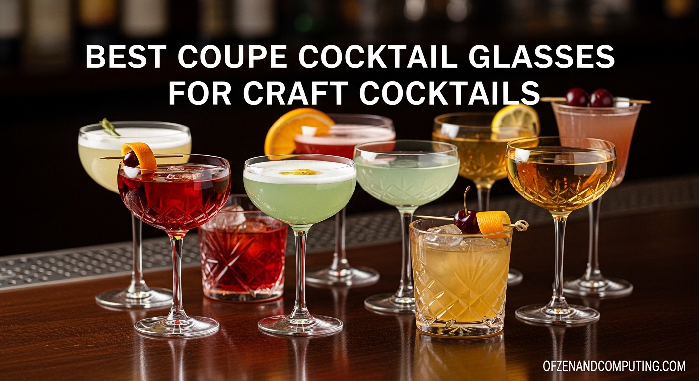 Best Coupe Cocktail Glasses for Craft Cocktails