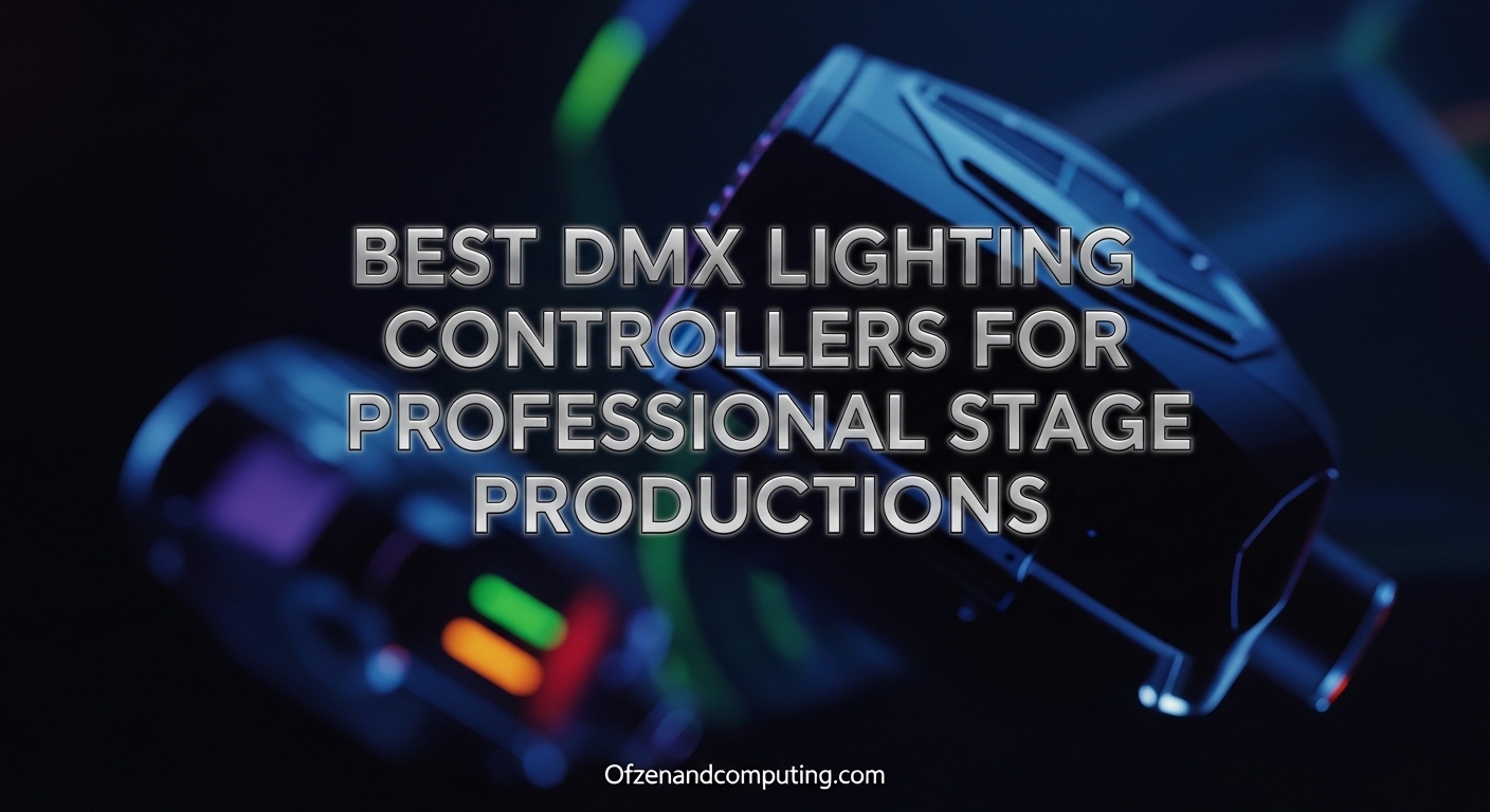 Best DMX Lighting Controllers for Professional Stage Productions