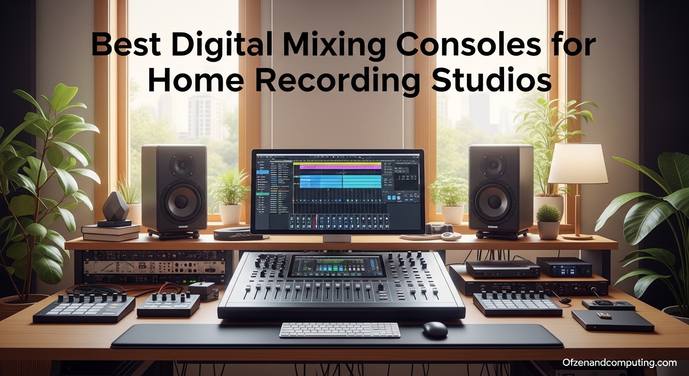 Best Digital Mixing Consoles for Home Recording Studios