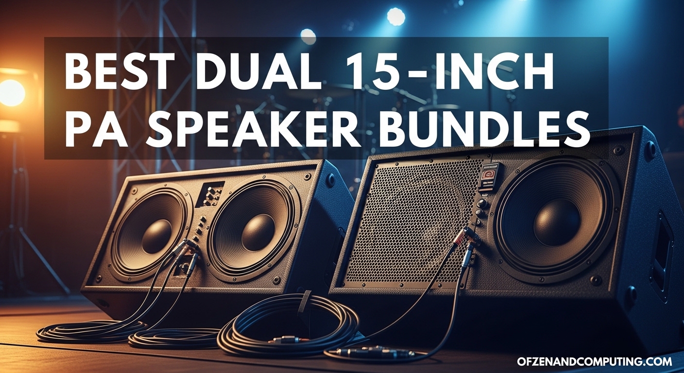 Best Dual 15-Inch PA Speaker Bundles