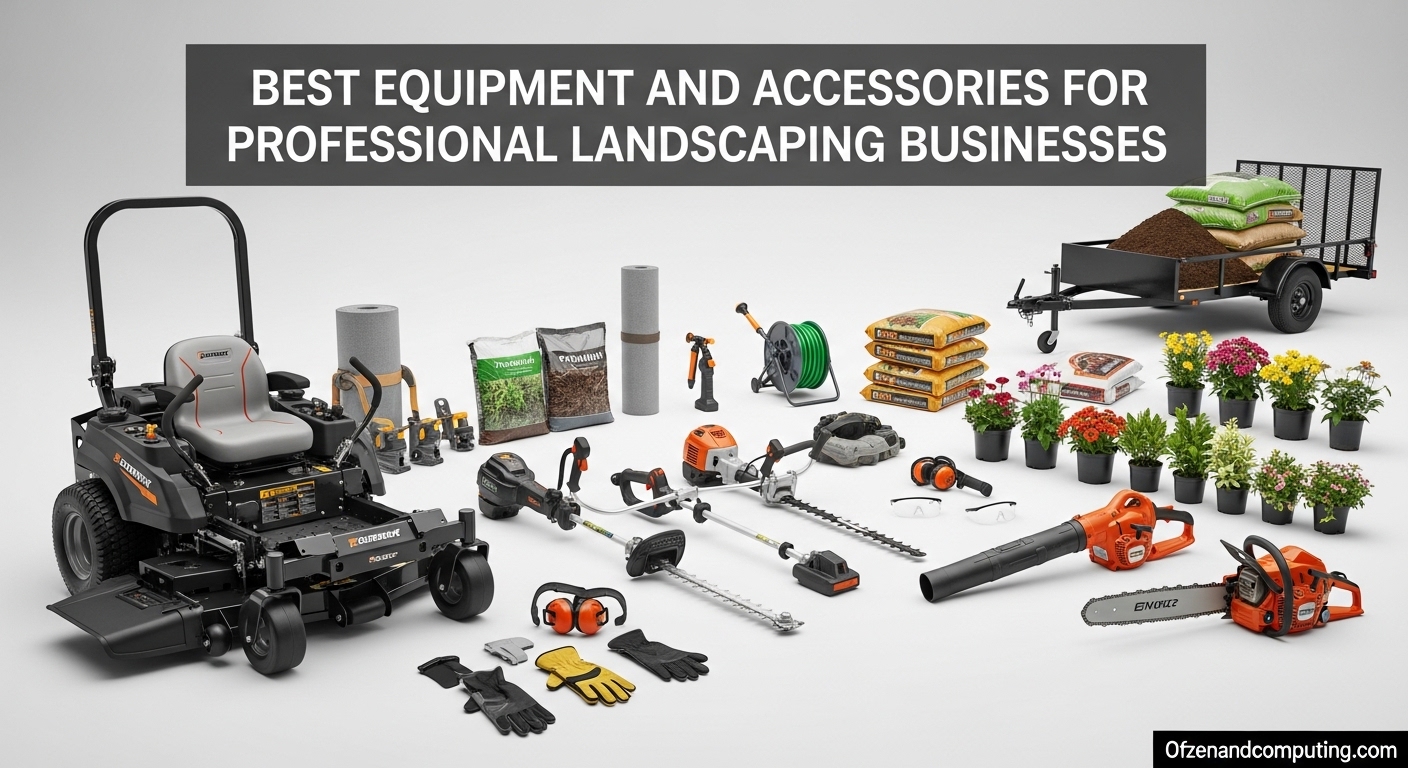 Best Equipment and Accessories for Professional Landscaping Businesses