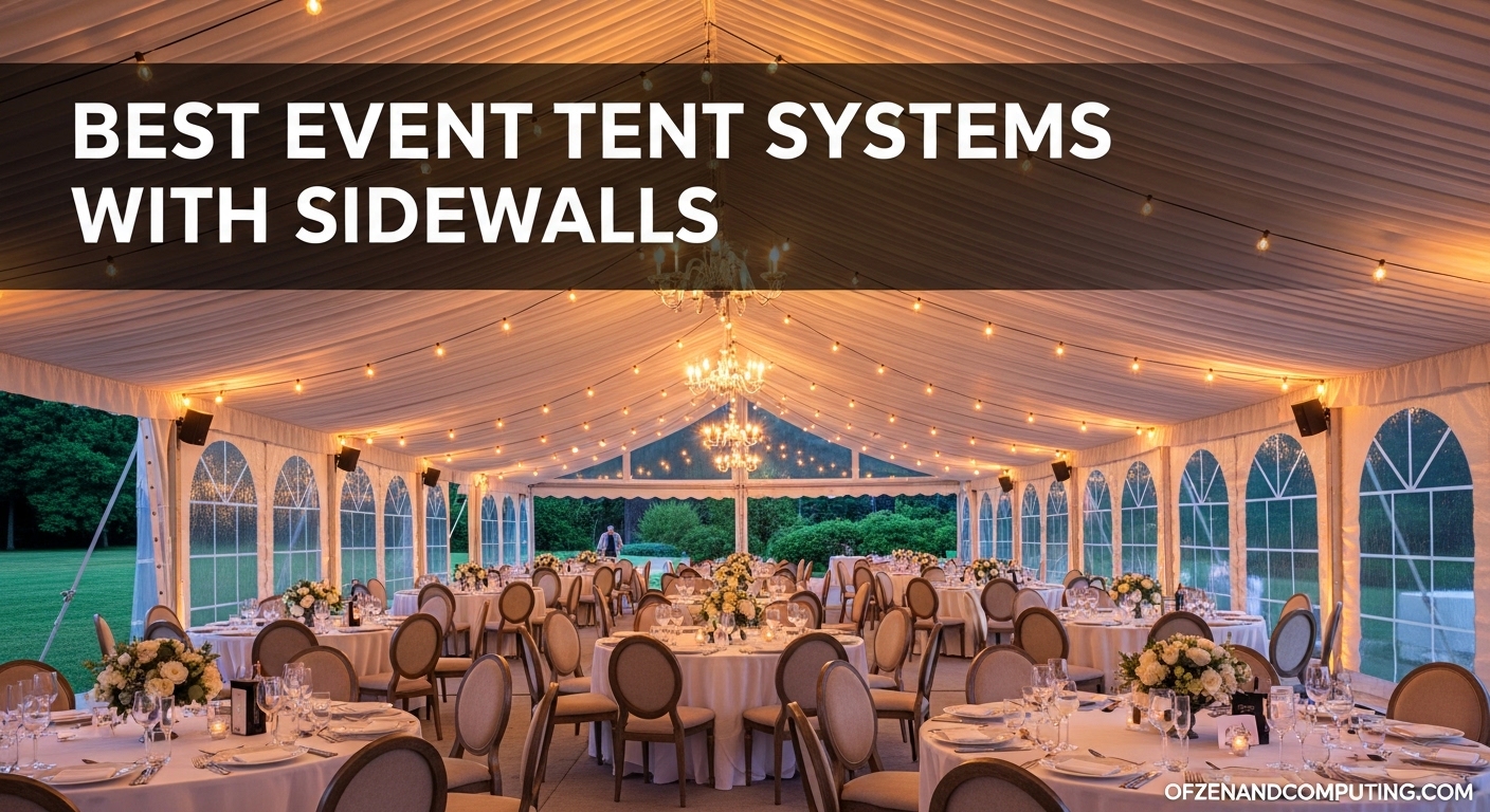 Best Event Tent Systems with Sidewalls