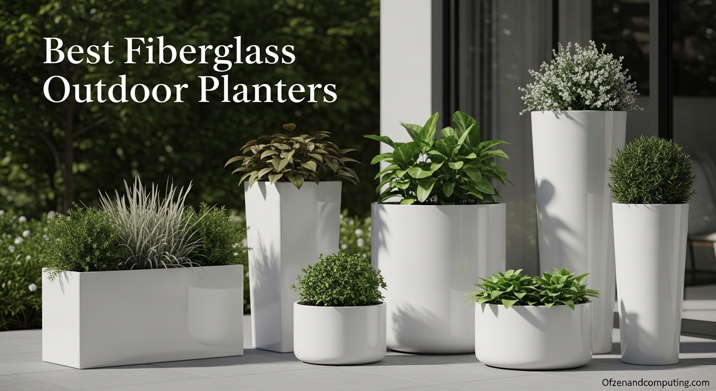 Best Fiberglass Outdoor Planters
