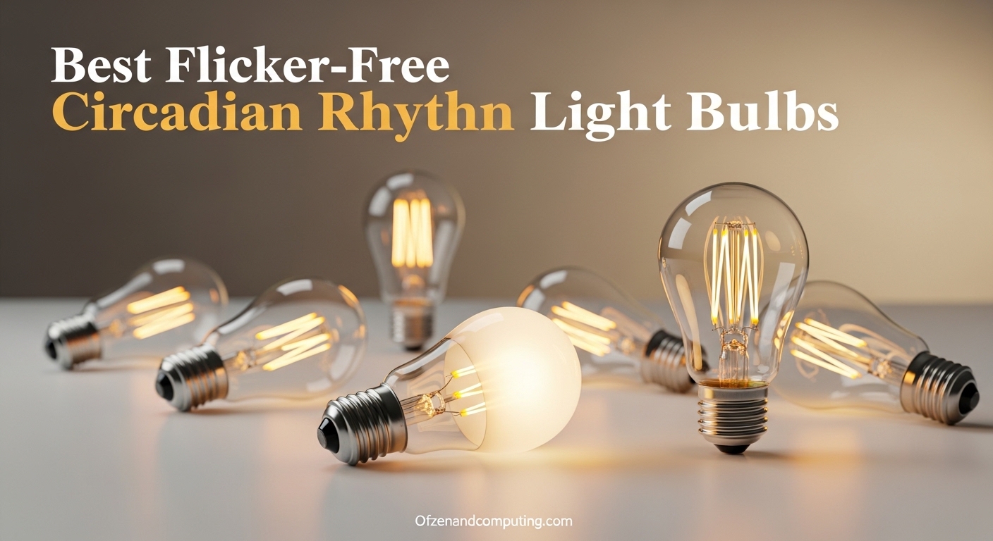 Best Flicker-Free Circadian Rhythm Light Bulbs
