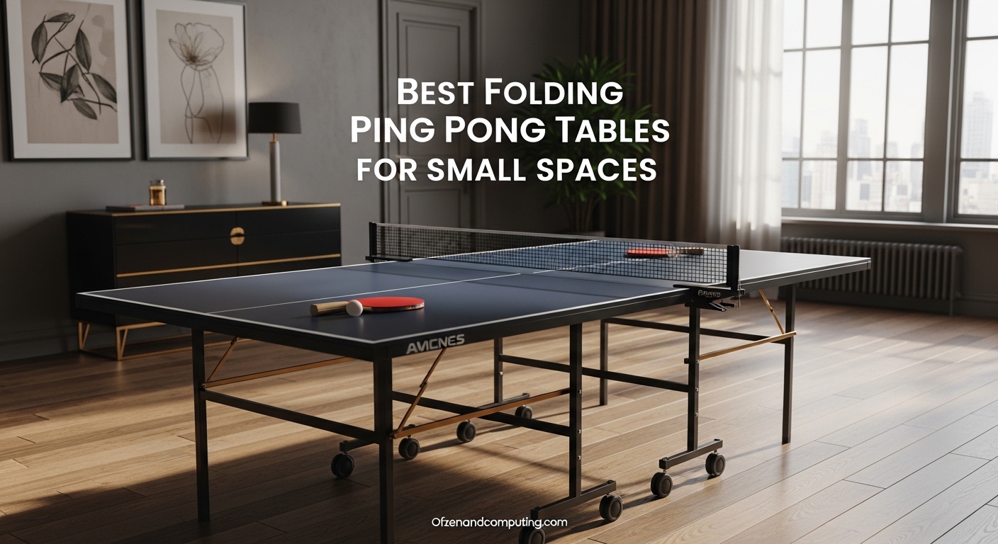 Best Folding Ping Pong Tables for Small Spaces