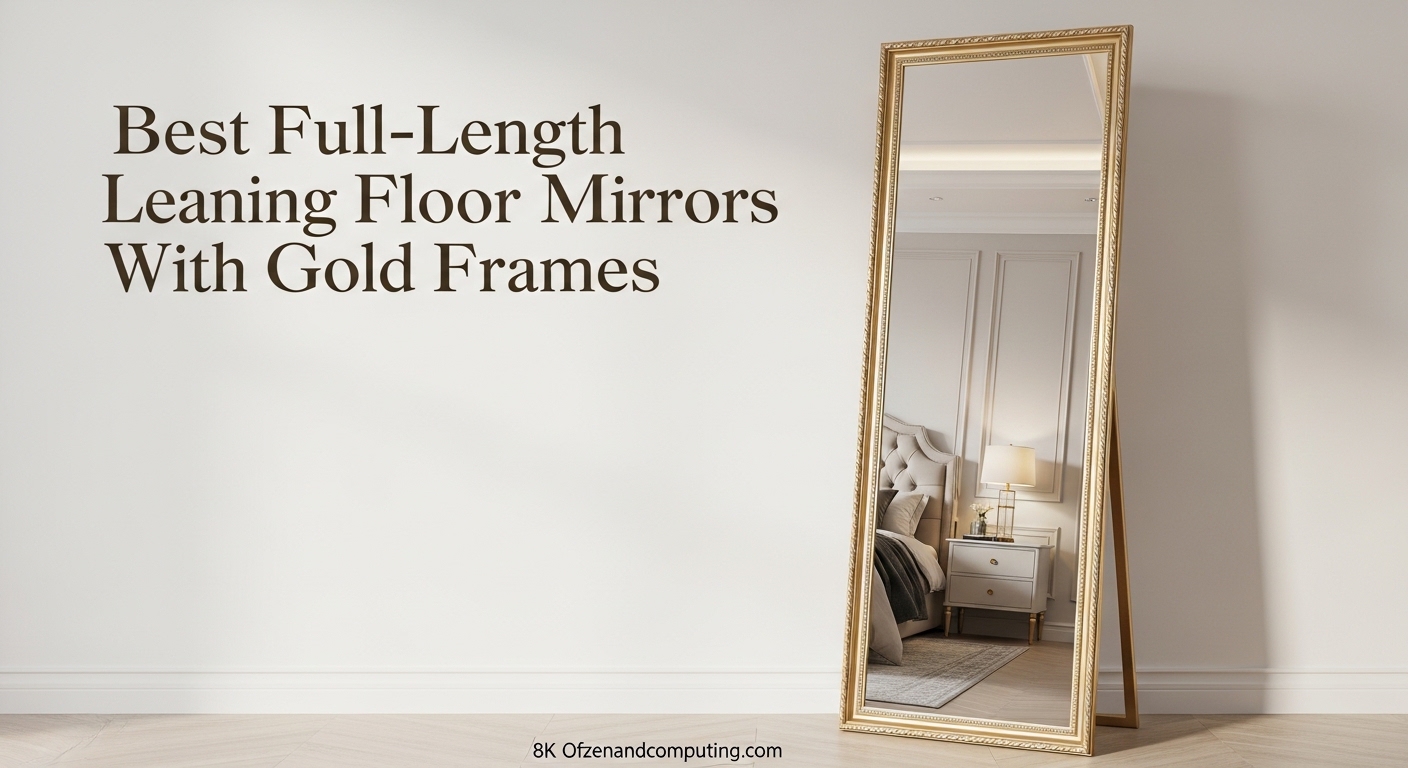 Best Full-Length Leaning Floor Mirrors With Gold Frames