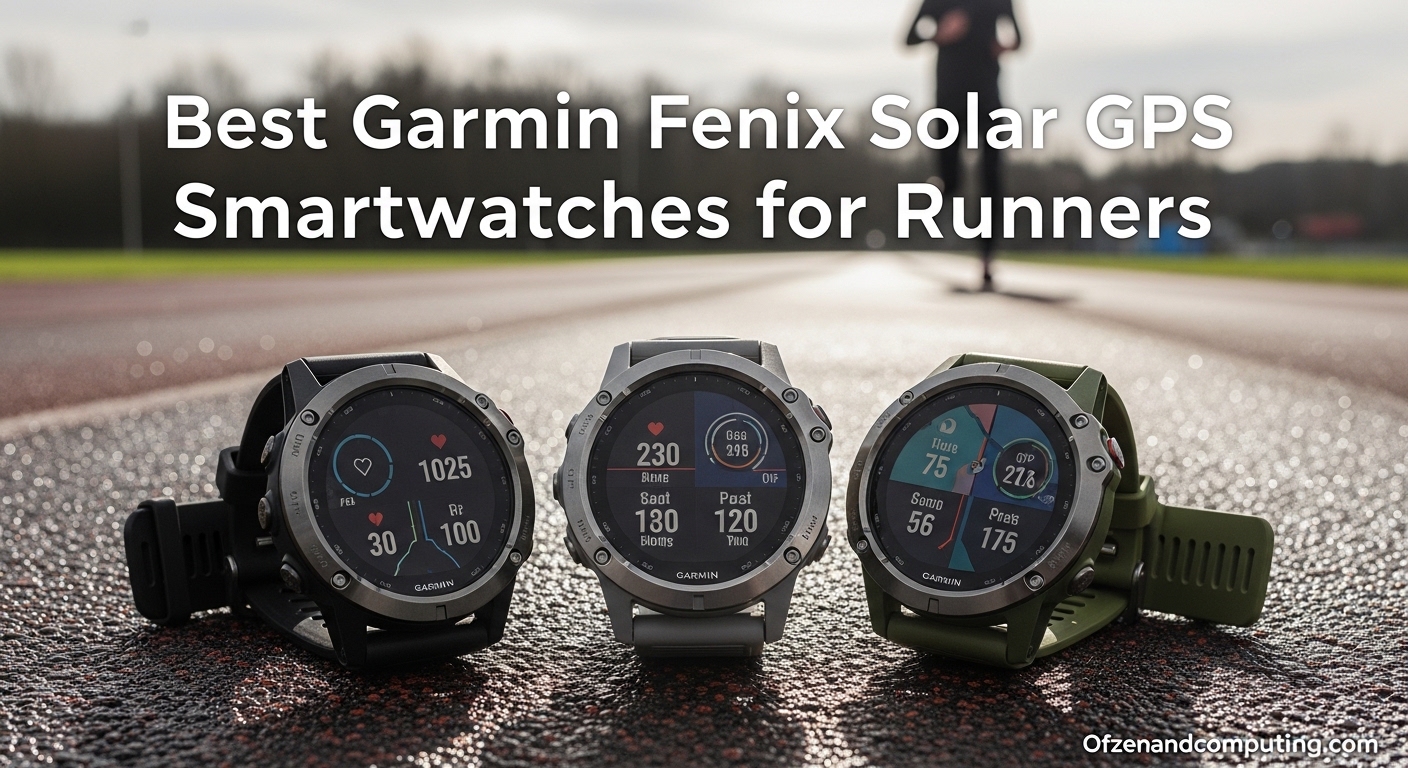 Best Garmin Fenix Solar GPS Smartwatches for Runners
