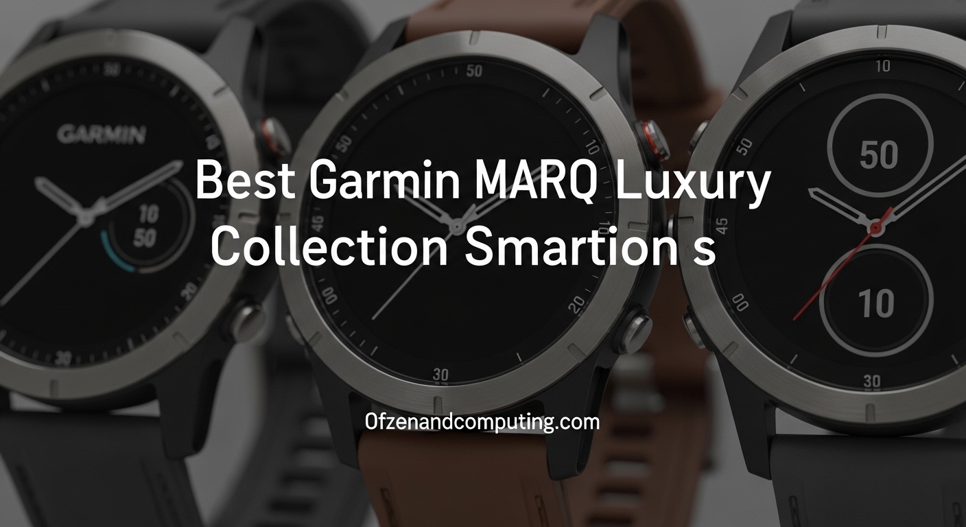 Best Garmin MARQ Luxury Collection Smartwatches
