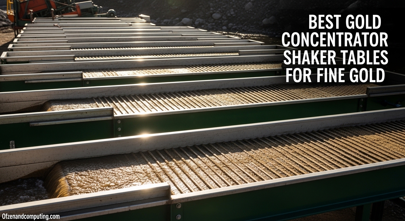 Best Gold Concentrator Shaker Tables for Fine Gold