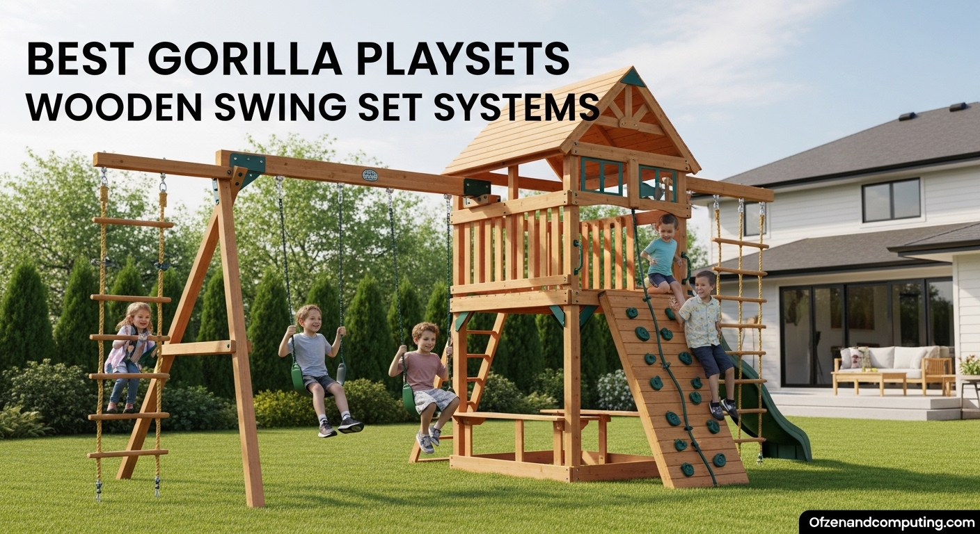 Best Gorilla Playsets Cedar Wooden Swing Set Systems
