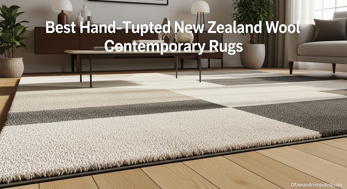 Best Hand-Tufted New Zealand Wool Contemporary Rugs