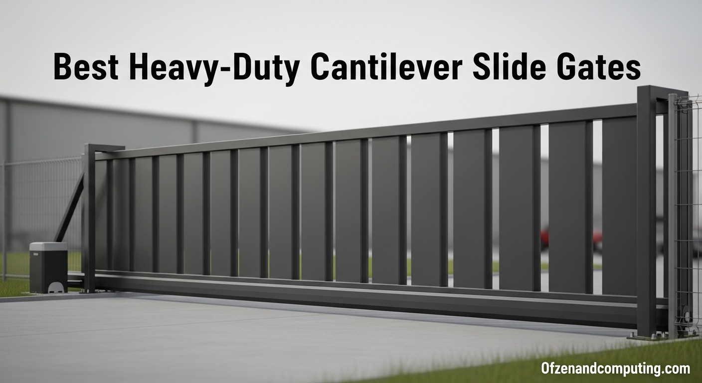 Best Heavy-Duty Cantilever Slide Gates for Industrial Property Security