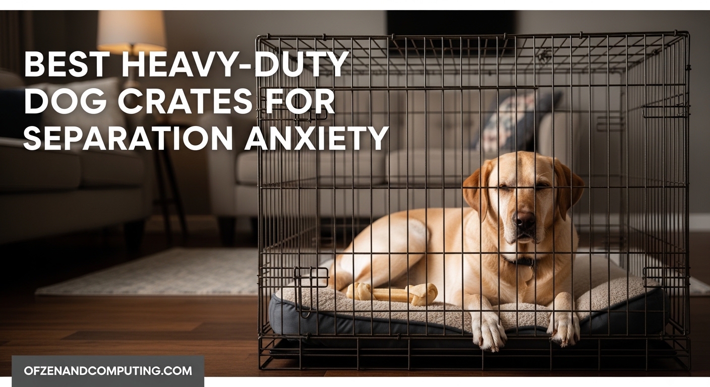Best Heavy-Duty Dog Crates for Separation Anxiety