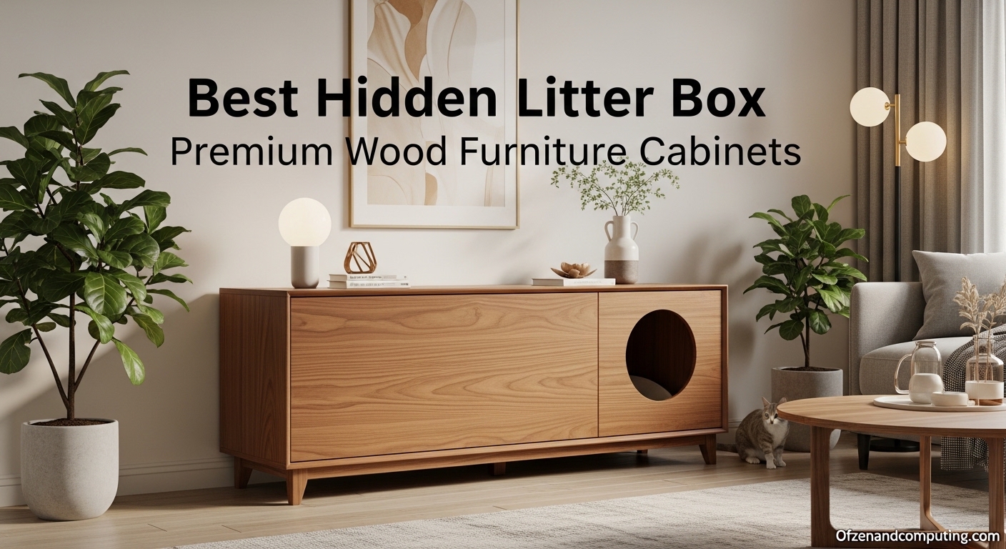 Best Hidden Litter Box Premium Wood Furniture Cabinets